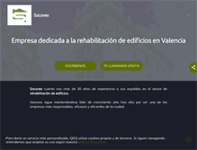 Tablet Screenshot of fachadas-edificios-valencia.com